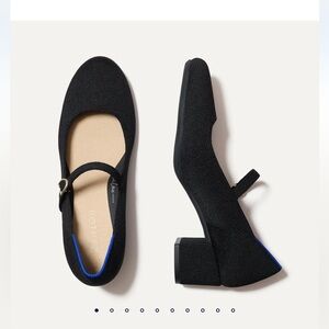WORN ONCE! Size 9 Rothys Mary Jane Heel in Black